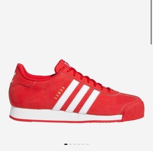 Red White Adidas Samoa Scarlet Sneakers. Brand new never worn. Comes with box.